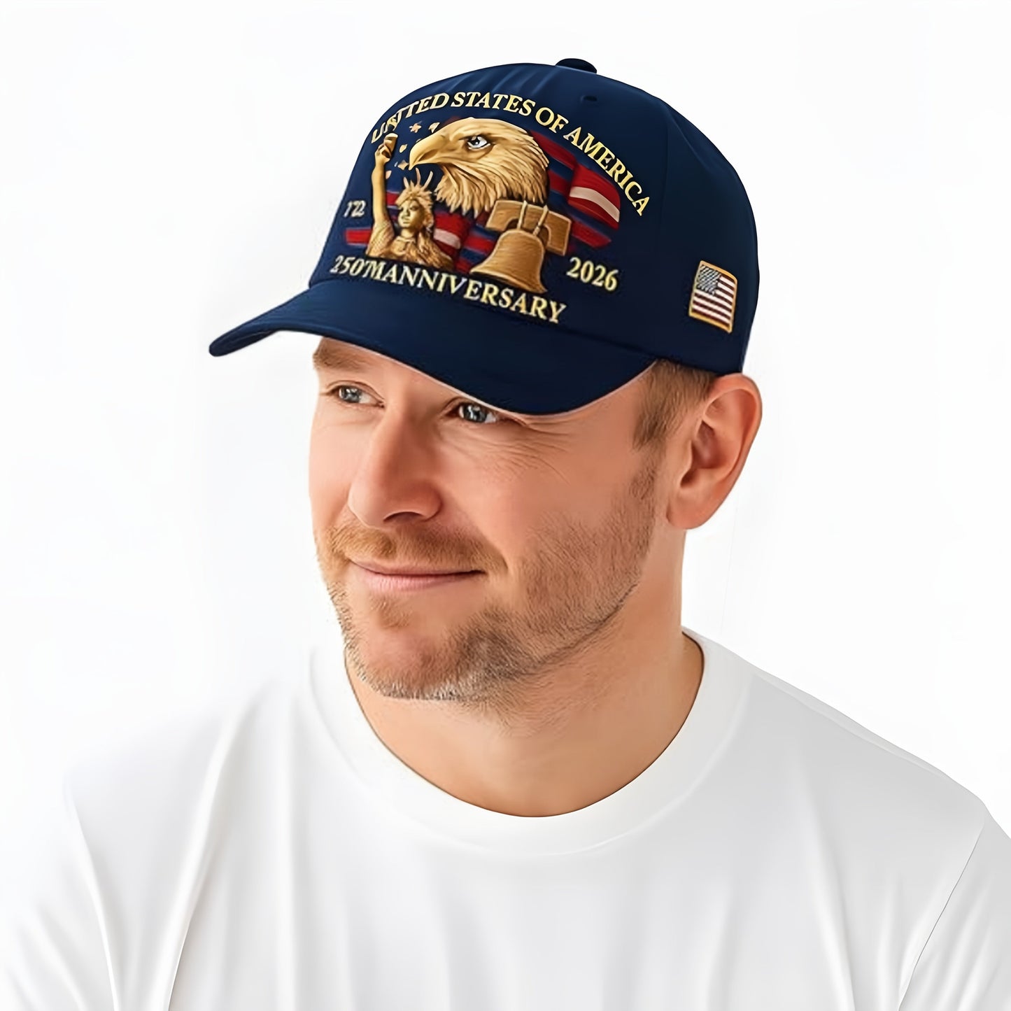 Vereinigte Staaten 250. Jubiläum Adler Patriotische Baseballkappe