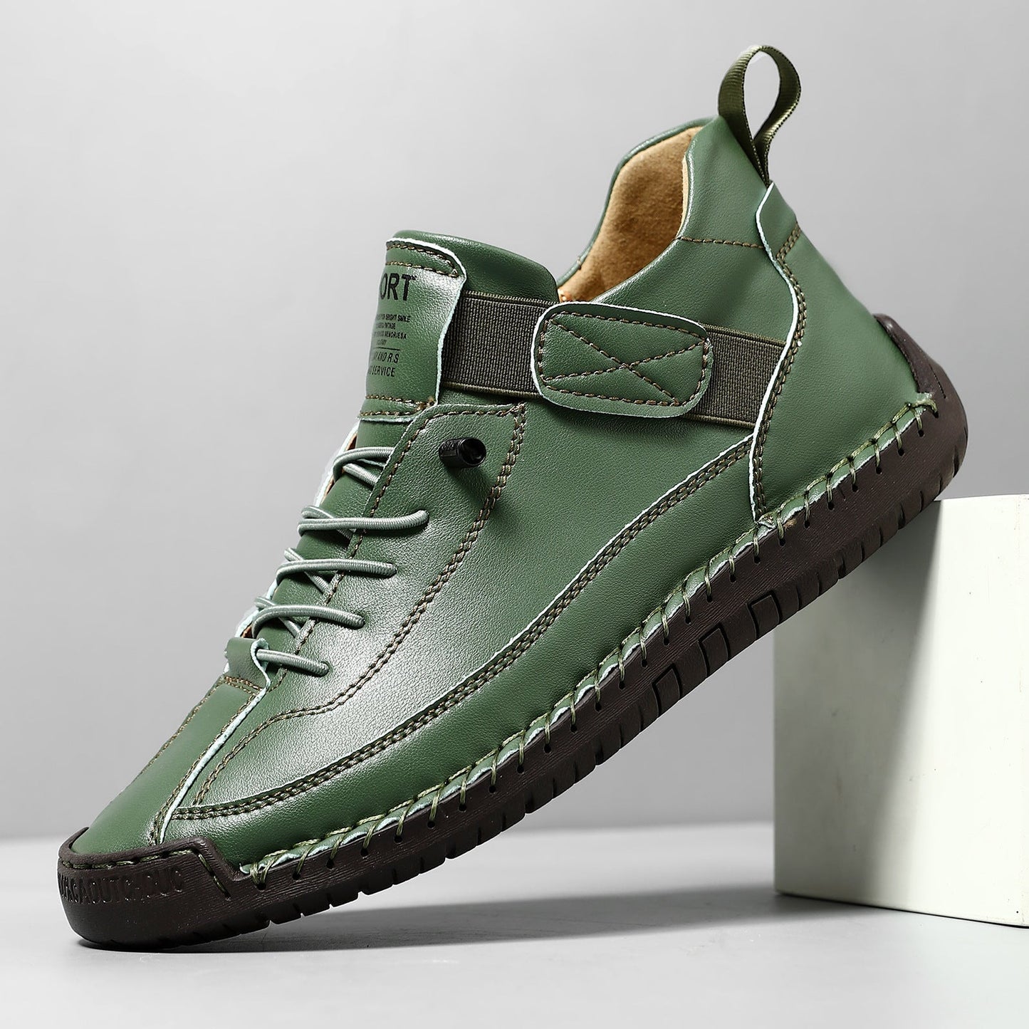 Men's Handmade Leather Orthopedic Comfy Shoes
