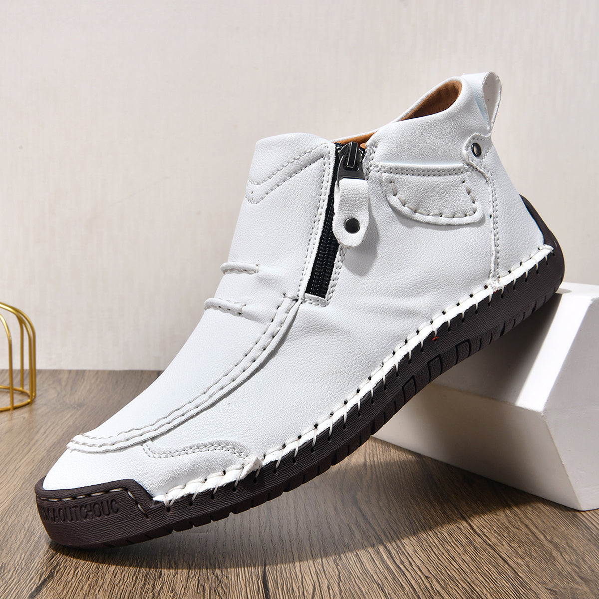 ⏰ Zeitlich begrenzter 49% Rabatt – Bequeme handgefertigte Freizeitschuhe aus Leder mit flacher Sohle