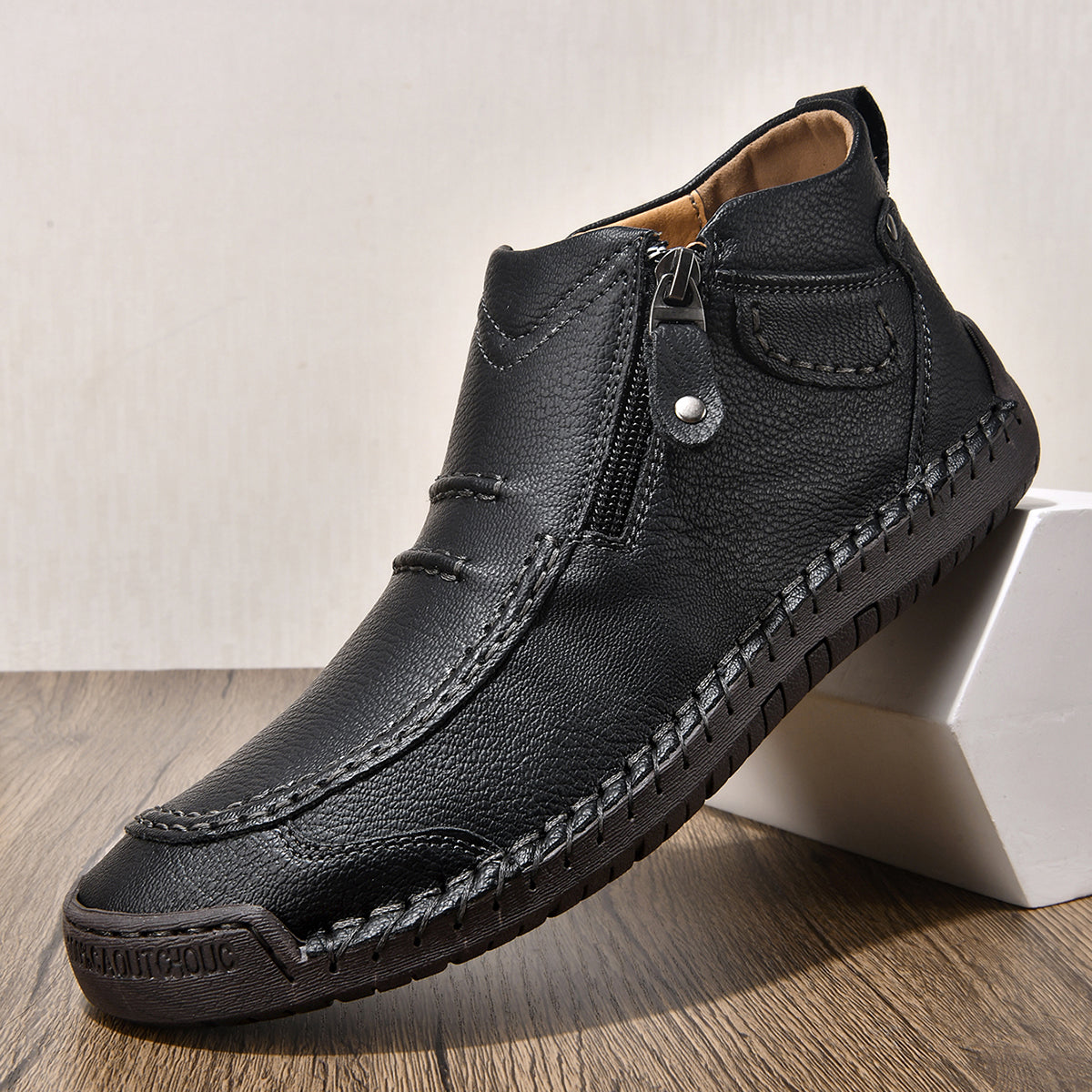 ⏰ Zeitlich begrenzter 49% Rabatt – Bequeme handgefertigte Freizeitschuhe aus Leder mit flacher Sohle